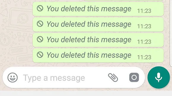 whatsapp deleted messages