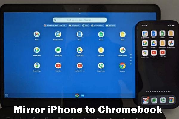 mirror iphone screen to chromebook