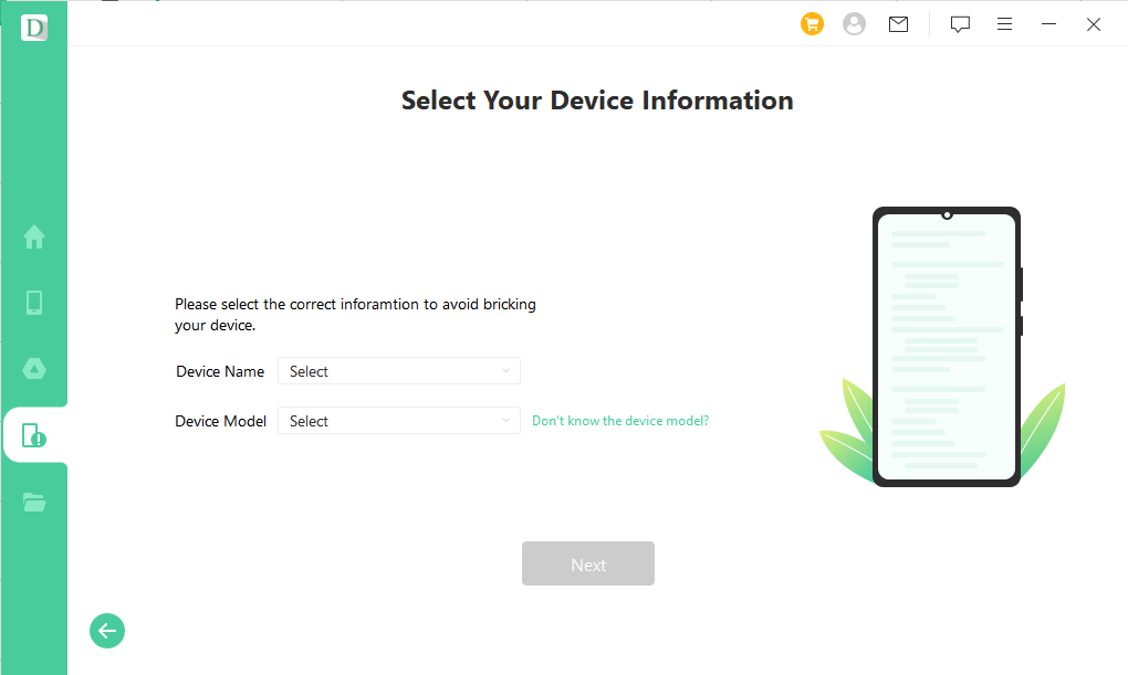 imyfone dback for android device information