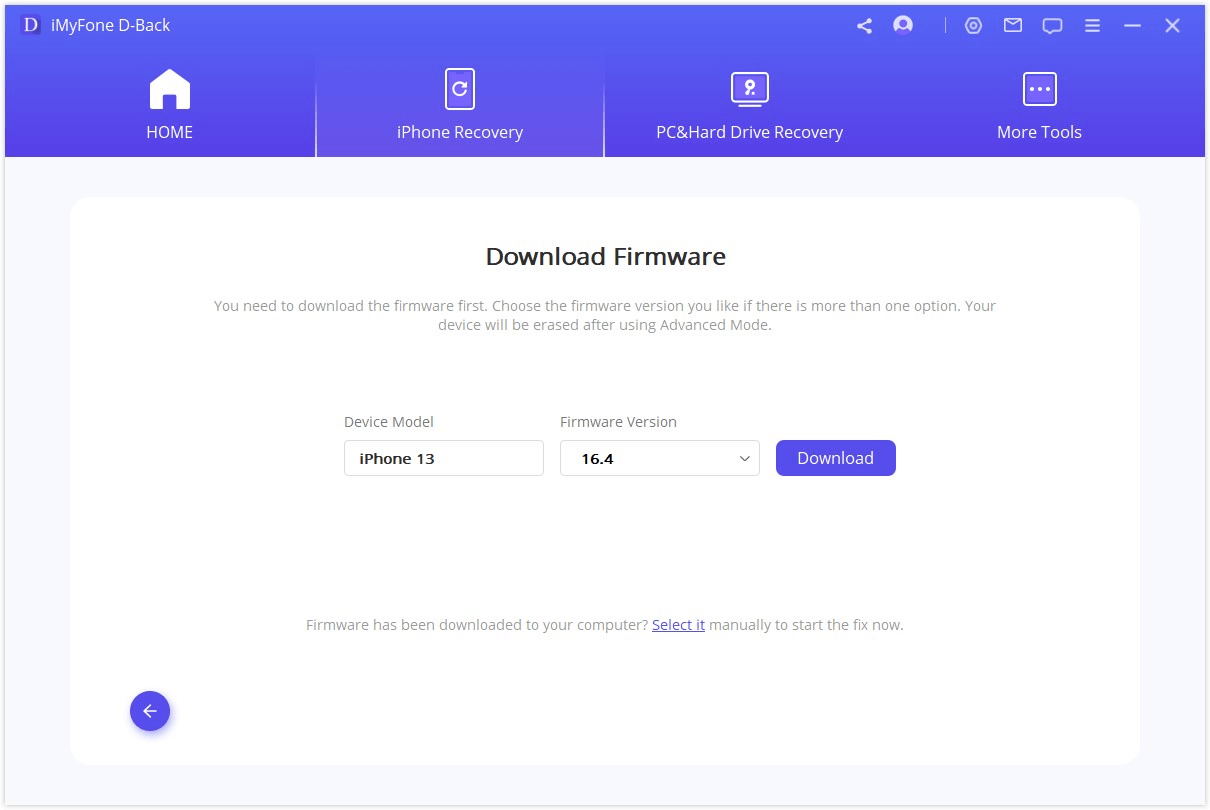 descărcați firmware avansat