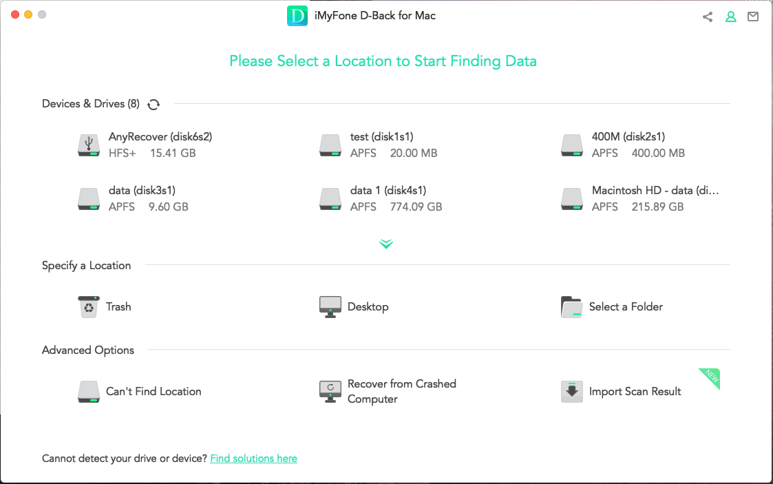 imyfone dback hard drive recovery