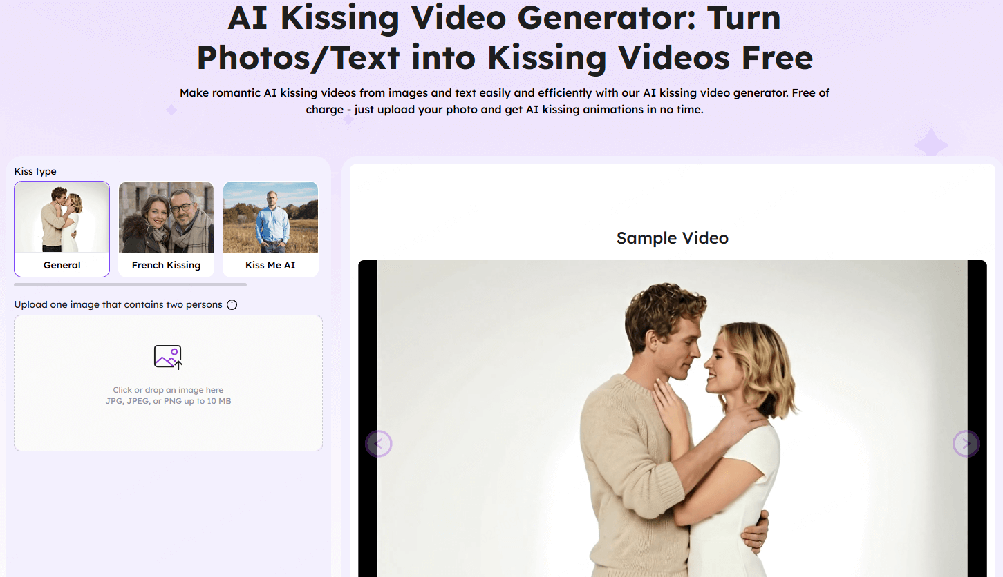 easemate.ai ai kiss video generator