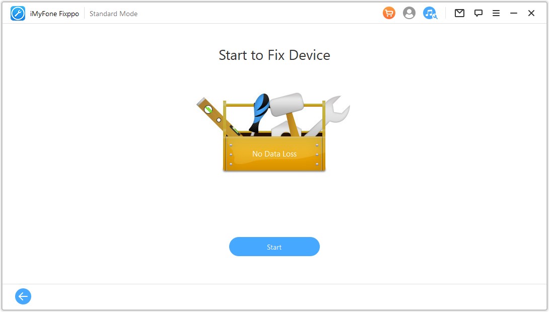 start to fix your device