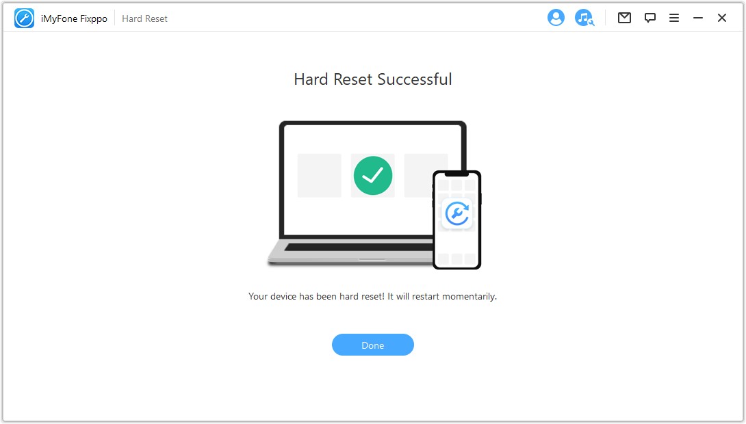 hard reset success