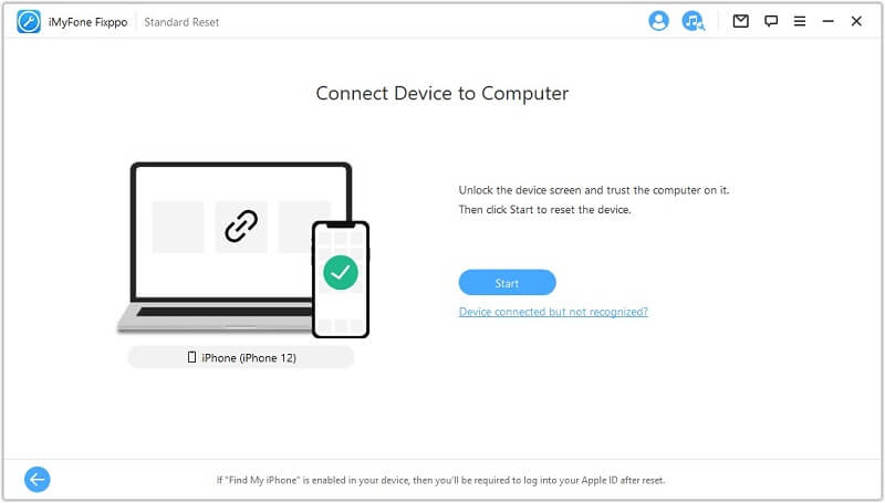 Connect your iPhone to the computer