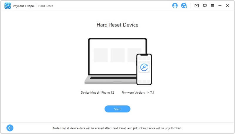 hard reset device