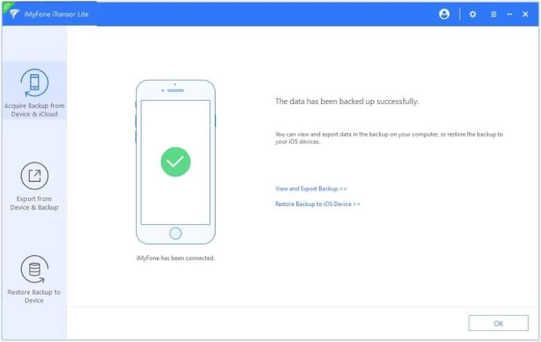 imyfone itransor backup from icloud