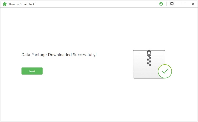 data package downloaded