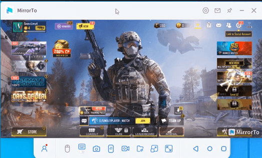 play cod on pc with imyfone mirrorto