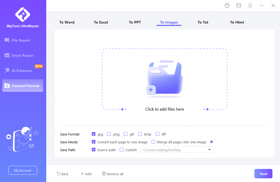 convert filr format