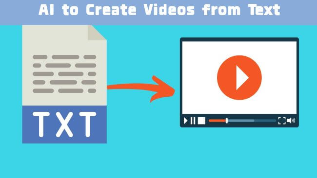 ai to create videos from text