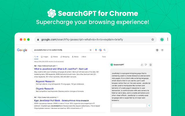 ChatGPT extention- ChatGPT for Chrome