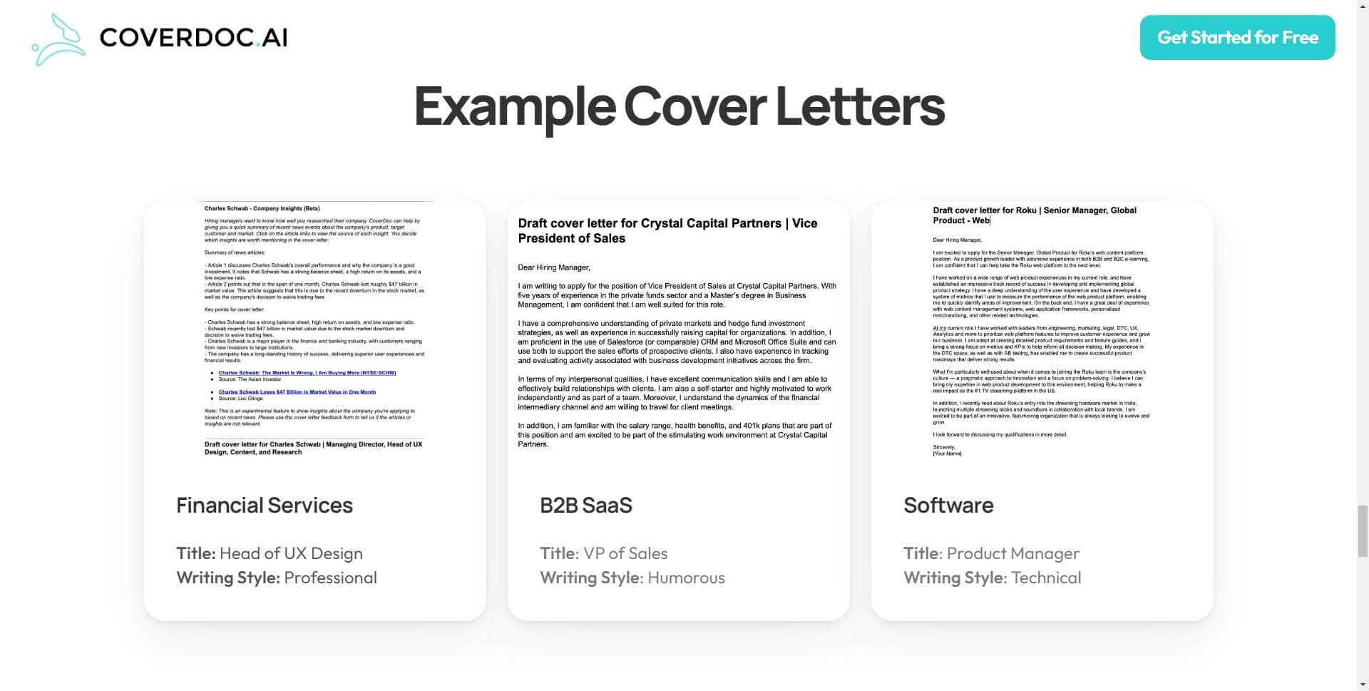 cover letter genrator- CoverDoc.AI