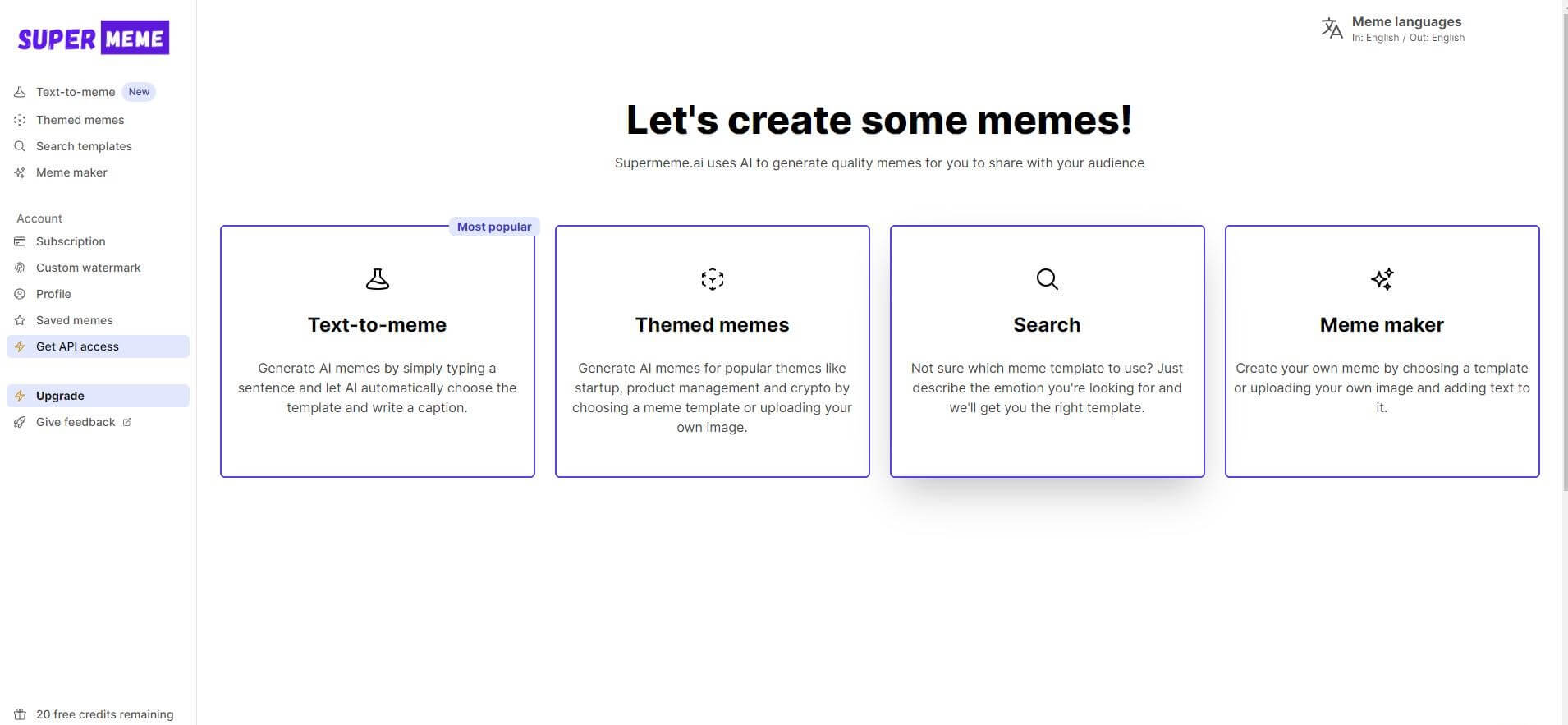 Meme Generator: AI Meme Maker to turn Text into Meme & create a Meme