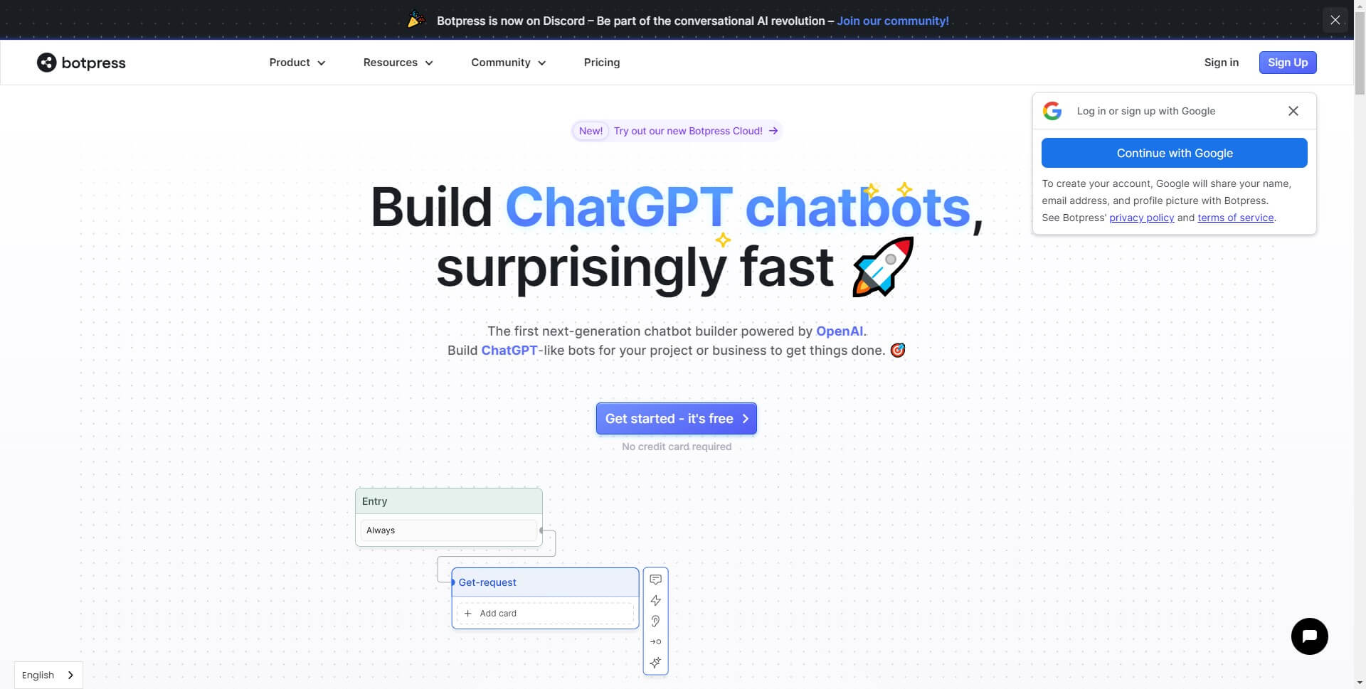 open source chatbots- Botpress