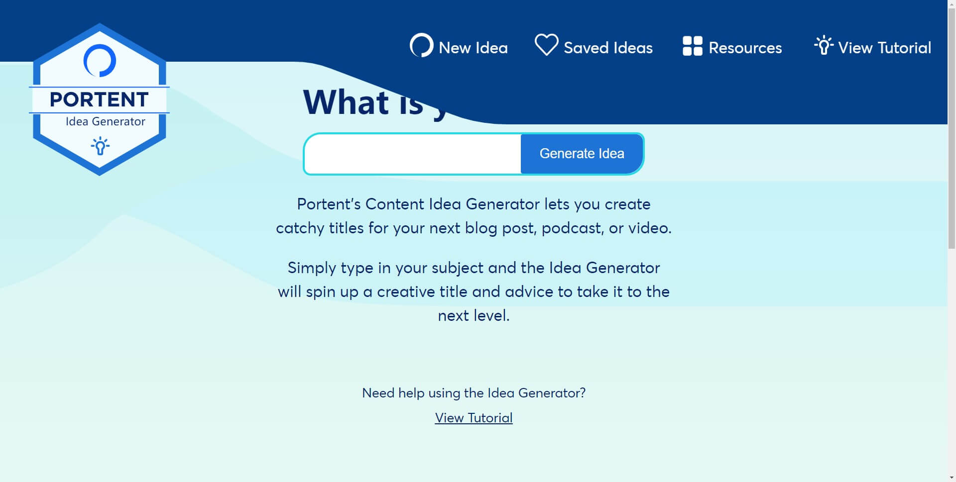 SEO title generator- Portent Title Maker