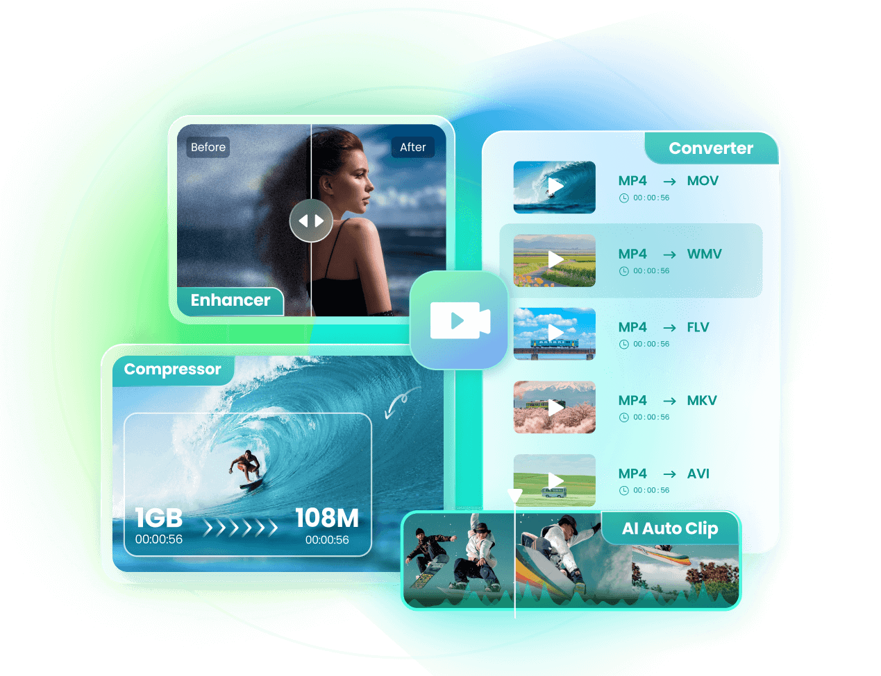 iMyFone TopClipper Video Converter/Compressor/Enhancer