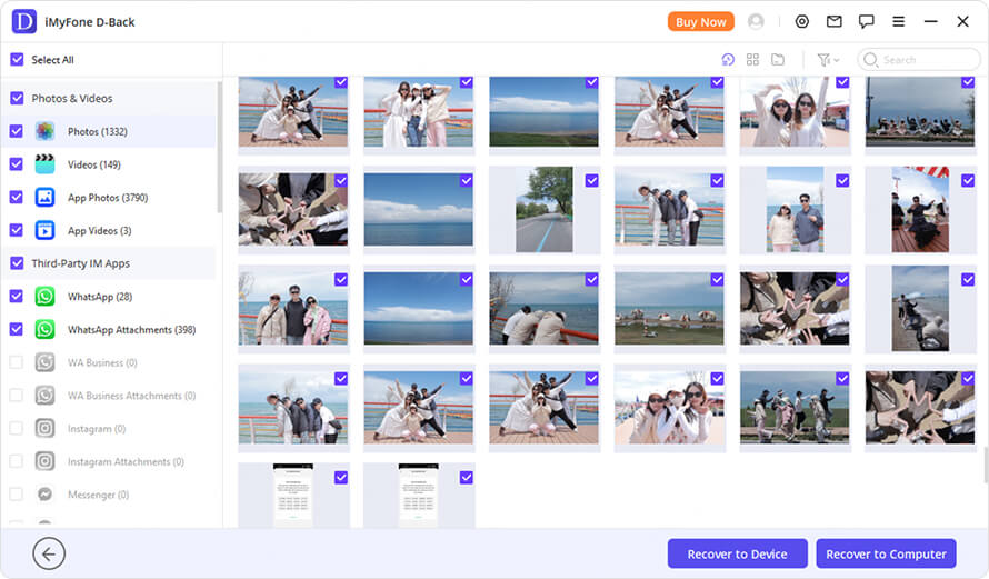cover of Scan and choose files to recover