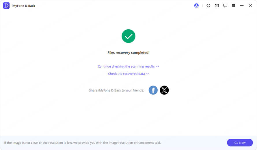 cover of Recovery successful!