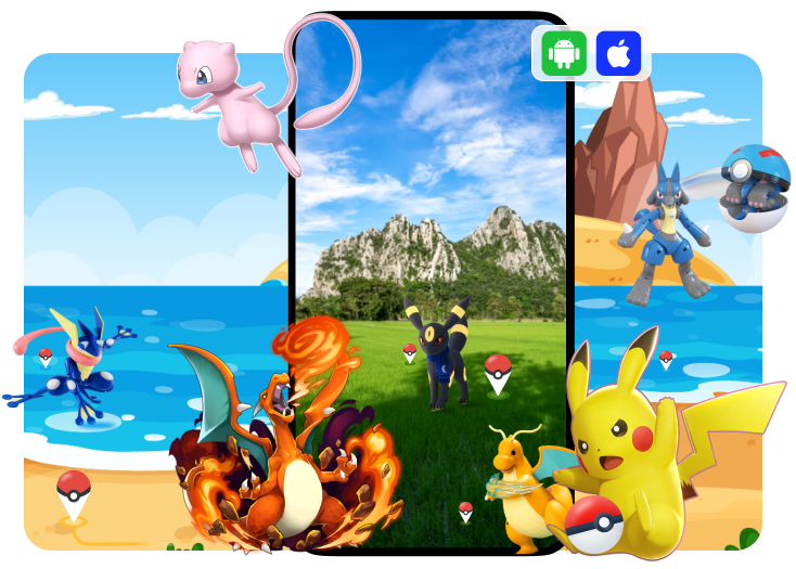 Pokémon GO adventures across different locations with AnyTo on Android and iOS