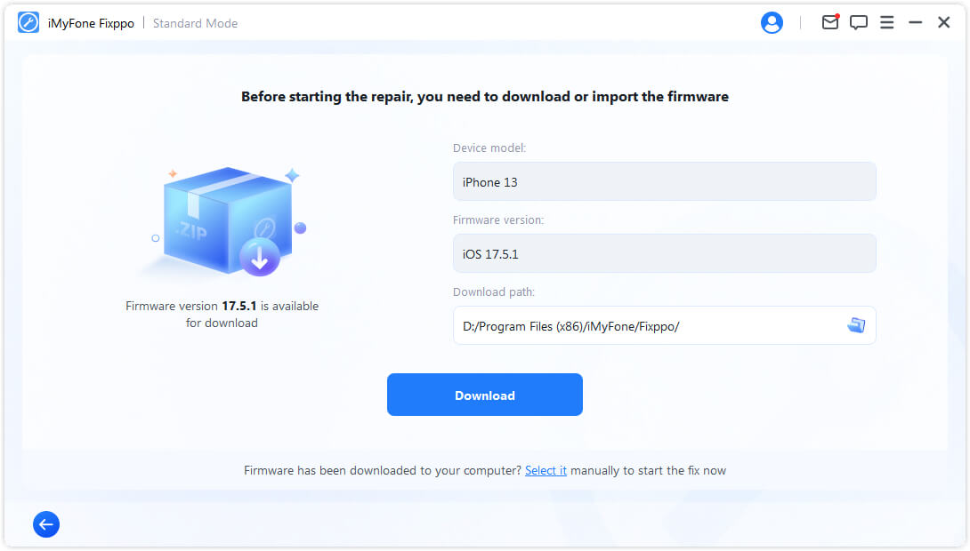 fixppo download the firmware