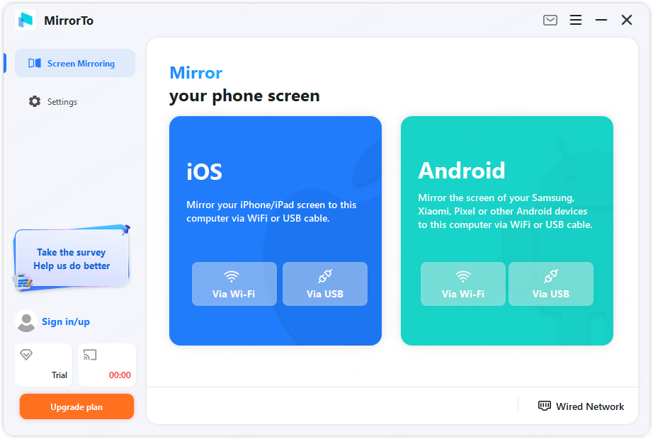 launch imyfone mirrorto