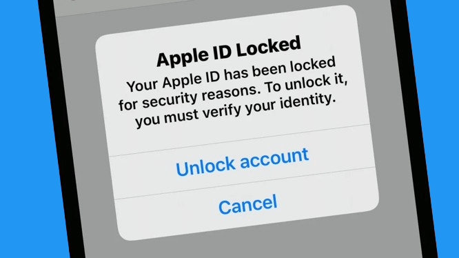 apple id locked for security reasons