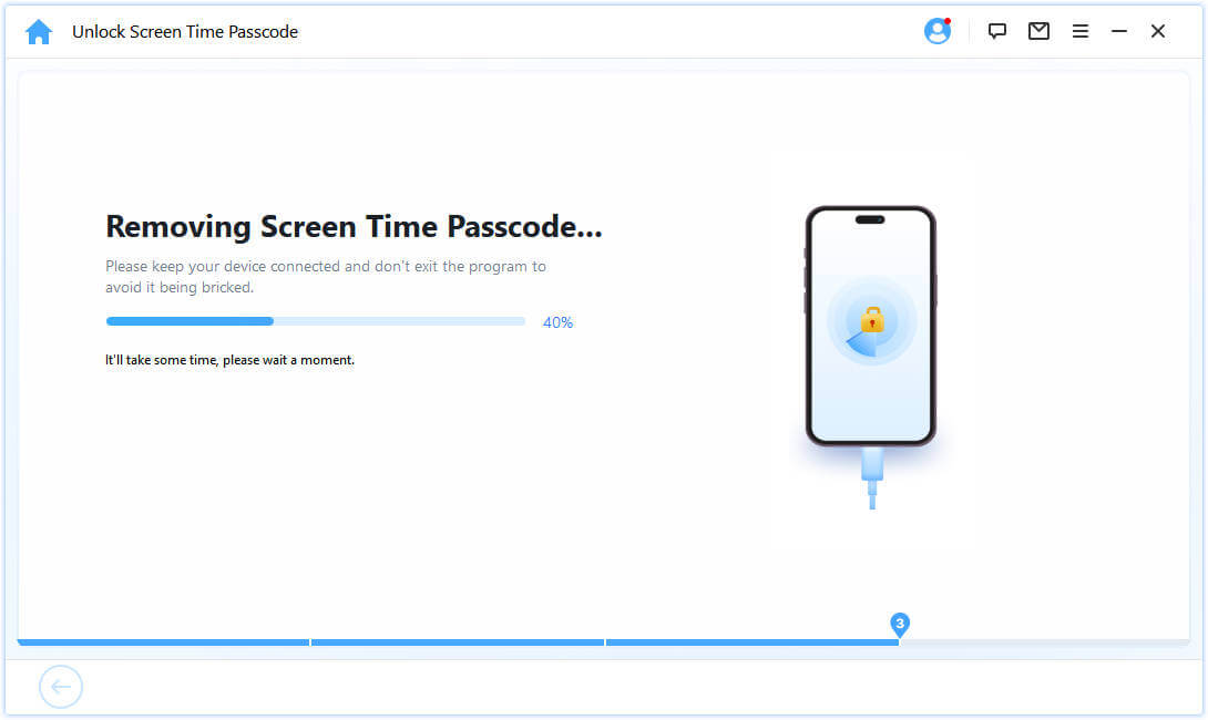 Removing Screen Time passcode