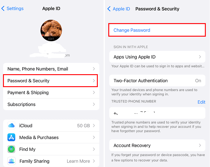 use two factor authenticatio to unlock locked apple id