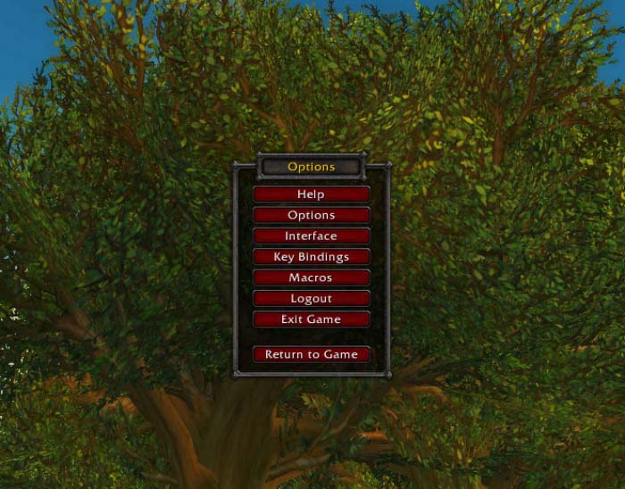 click options in wow