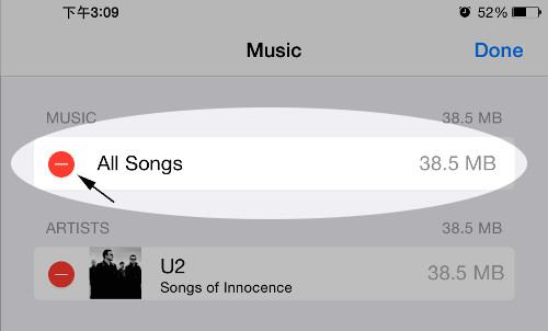 Delete All Music in iOS