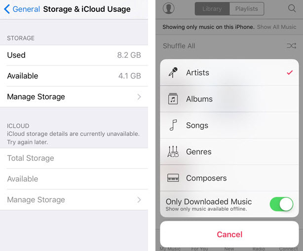 clear iphone memory