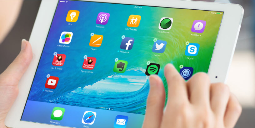 organize apps on ipad