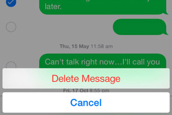 delete message