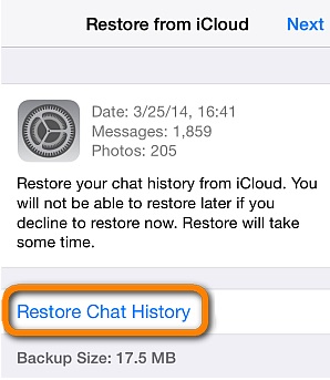 whatsapp restore icloud backup iphone messages transfer android chat history recover data imyfone recovery itunes restoring troubleshooting problems ways chats