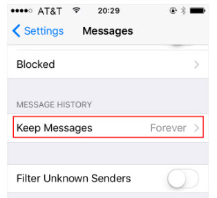 delete messages