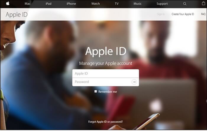 Input your Apple ID