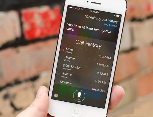 clear iphone call history