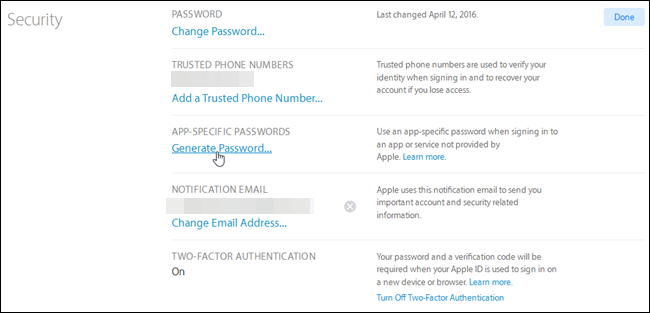 turn off two factor authentication