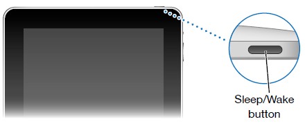 ipad sleep button