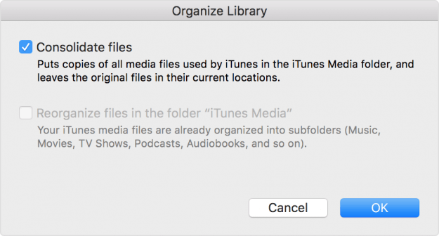 Consolidate files mac