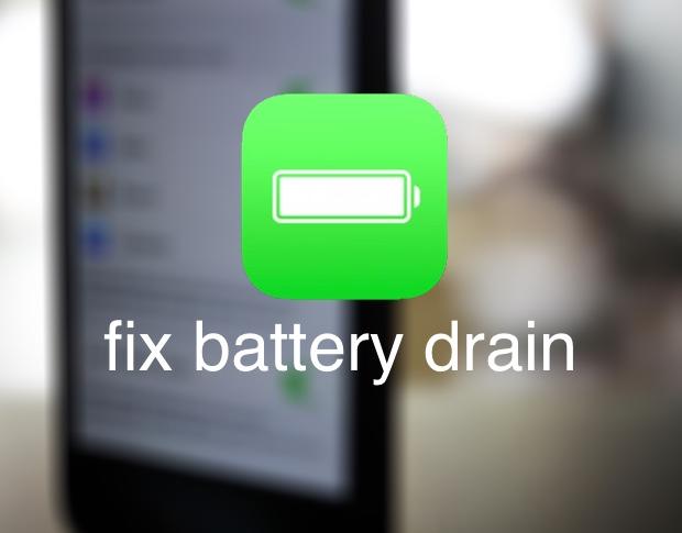 iOS 12 battery drain fix