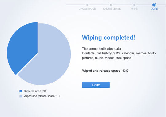 Apowersoft iPhone wipe tool