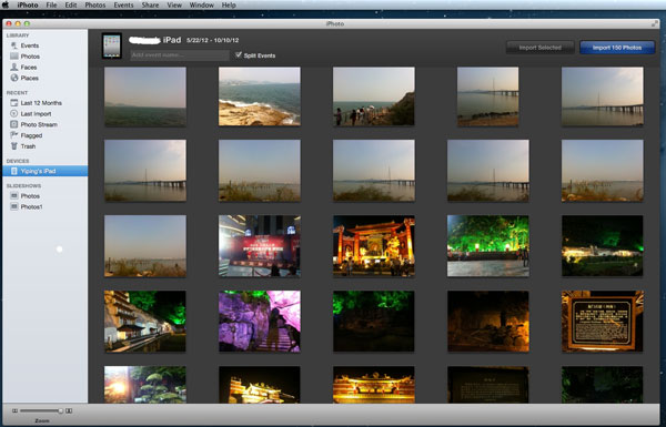 import videos from iPhone to mac using iPhoto