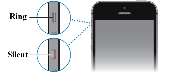 mute switch iPhone