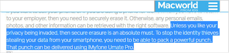 iMyFone Umate Pro media review