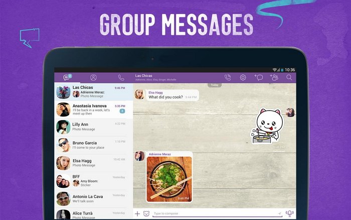 what is viber messaging