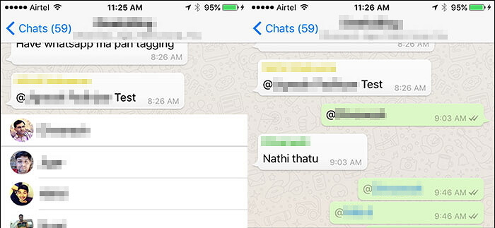 WhatsApp group chat