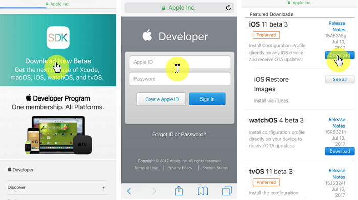 How to Register for iOS 11 Beta 3 