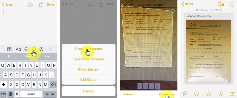 How To Scan Documents Using The Notes App In Ios 11